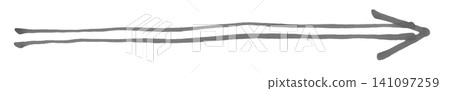 Arrow drawn with a softly colored marker (5) Arrow drawn with a softly colored marker (5) 141097259