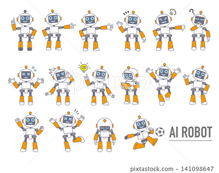 AI Robot Set AI Robot Set 141098647