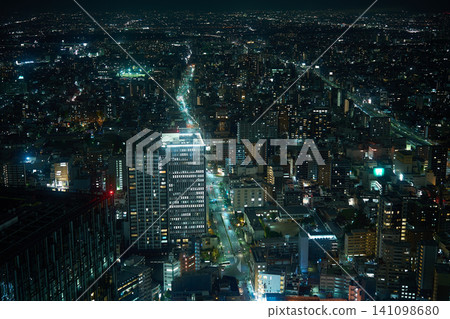 Night view of Nagoya city Night view of Nagoya city 141098680