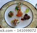 A full course of visually stunning appetizers 141099072