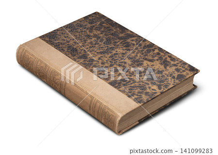 old book with antique binding old book with antique binding 141099283