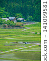 A rural landscape in a certain farming village [Nagano Prefecture] 141099581
