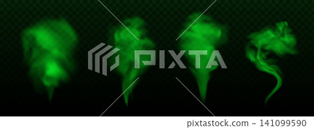 Green toxic smoke with bad smell, magic mist Green toxic smoke with bad smell, magic mist 141099590