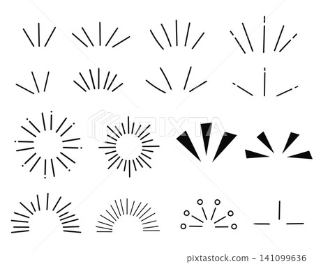 A set of hand-drawn style speed lines, discovery symbols, and emphasis marks. A set of hand-drawn style speed lines, discovery symbols, and emphasis marks. 141099636