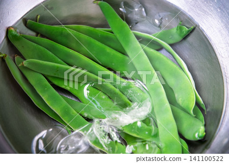 Boiled green beans Boiled green beans 141100522