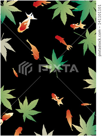 Summer-themed background featuring cool goldfish Summer-themed background featuring cool goldfish 141101101