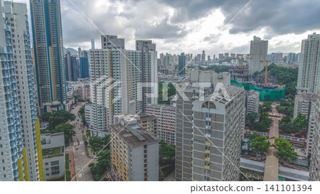 Hong Kong. July 5 2026 Tung Tau Estate Public Housing Estate Hong Kong. July 5 2026 Tung Tau Estate Public Housing Estate 141101394