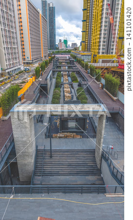 Hong Kong. July 5 2026 Lung Tsun Stone Bridge Park Heritage Archaeological Landmark Hong Kong. July 5 2026 Lung Tsun Stone Bridge Park Heritage Archaeological Landmark 141101420