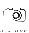 Modern Camera Logo Illustration 141102378