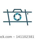 Modern Camera Logo Illustration 141102381