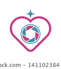Modern Camera Logo Illustration 141102384