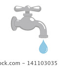 Water Faucet Dripping Water Drop 141103035