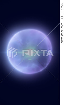 Soft translucent purple orb with glowing halo, lens flare, and dreamy futuristic cosmic energy background. Soft translucent purple orb with glowing halo, lens flare, and dreamy futuristic cosmic energy background. 141103756