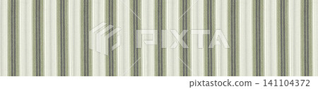 Seamless sage green and cream ticking stripe woven fabric texture in a panoramic view Seamless sage green and cream ticking stripe woven fabric texture in a panoramic view 141104372