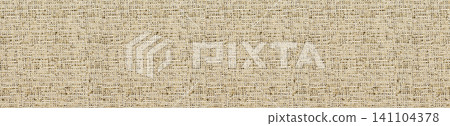 Coarse beige burlap sackcloth panoramic texture with rustic woven fiber pattern Coarse beige burlap sackcloth panoramic texture with rustic woven fiber pattern 141104378