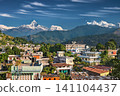 Annapurna range, view from Pokhara, Nepal 141104437