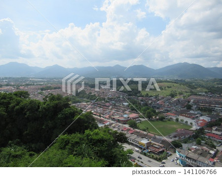 Views of Ipoh from the rocky hill of Peraton Cave Temple Views of Ipoh from the rocky hill of Peraton Cave Temple 141106766