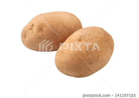 Two cutout PNG images of Baron potatoes. Two cutout PNG images of Baron potatoes. 141107183