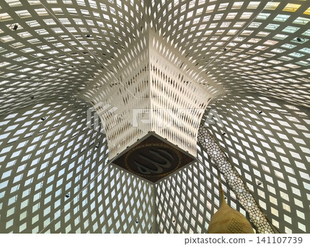 Architectural detail of the inner dome of Al Jabbar. Architectural detail of the inner dome of Al Jabbar. 141107739