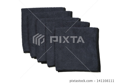 Microfiber cloth for cleaning and dusting isolated on white background. Microfiber cloth for cleaning and dusting isolated on white background. 141108111