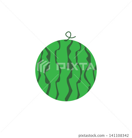 Vector illustration of simple watermelon Vector illustration of simple watermelon 141108342