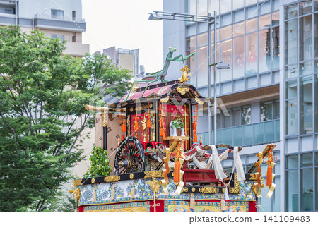 Kyoto's summer tradition: Gion Festival, Mantis Float Kyoto's summer tradition: Gion Festival, Mantis Float 141109483