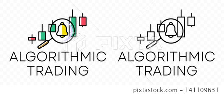 Algorithmic trading, candlestick, forex and finance, graphic design. Market, analytics and prediction, vector design and illustration Algorithmic trading, candlestick, forex and finance, graphic design. Market, analytics and prediction, vector design and illustration 141109631