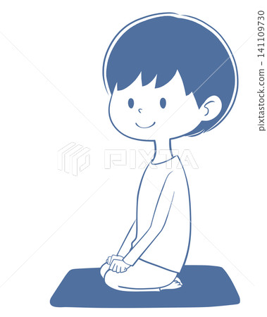 Men sitting straight Men sitting straight 141109730