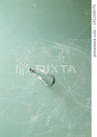 Electrical cable emerging from drywall in unfinished interior construction Electrical cable emerging from drywall in unfinished interior construction 141109773