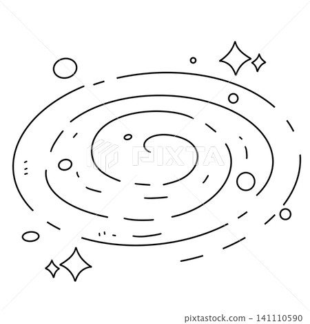 Starry spiral swirls form cosmic dance 141110590