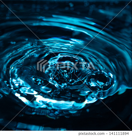 403.Aqua Blue Water Droplet Impact 403.Aqua Blue Water Droplet Impact 141111894