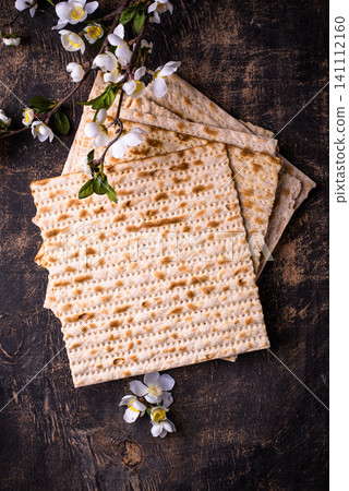 Traditional Jewish bread matzo for Passover Traditional Jewish bread matzo for Passover 141112160