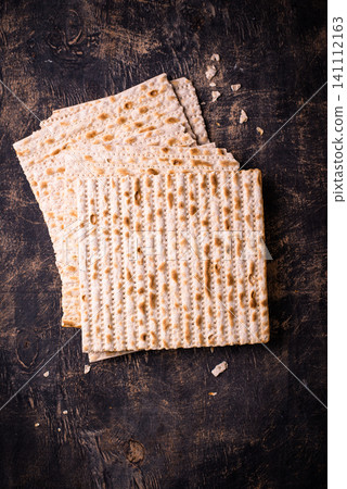Traditional Jewish bread matzo for Passover Traditional Jewish bread matzo for Passover 141112163