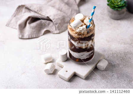 Fluffy coke from soda and marshmallow Fluffy coke from soda and marshmallow 141112460