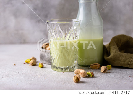 Healthy alternative vegan pistachio milk Healthy alternative vegan pistachio milk 141112717
