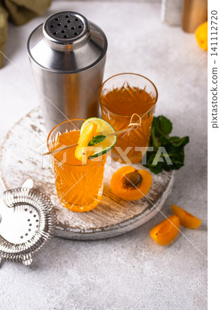 Fresh summer apricot healthy drink Fresh summer apricot healthy drink 141112720
