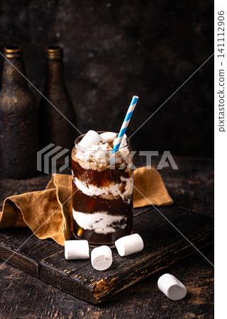Fluffy coke from cola and marshmellow Fluffy coke from cola and marshmellow 141112906