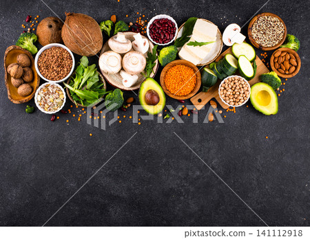Vegan keto products. Ketogenic plant-based food 141112918