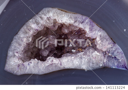 Macro mineral stone Agate breed a white background Macro mineral stone Agate breed a white background 141113224