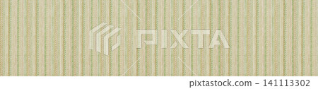 Seamless light green and beige striped fabric texture with woven geometric details Seamless light green and beige striped fabric texture with woven geometric details 141113302