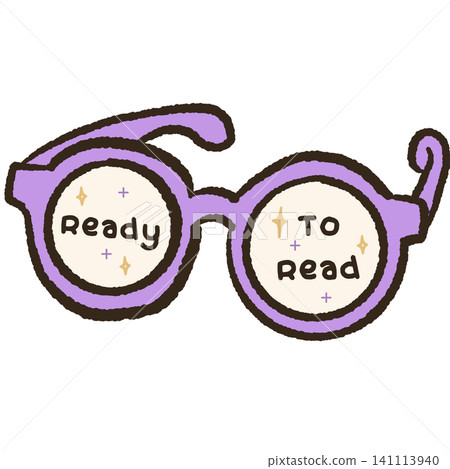 Cute Purple Reading Glasses With Ready To Read Quote Kawaii Book Lover Reading Accessory Cozy Library Halloween Illustration Cute Purple Reading Glasses With Ready To Read Quote Kawaii Book Lover Reading Accessory Cozy Library Halloween Illustration 141113940