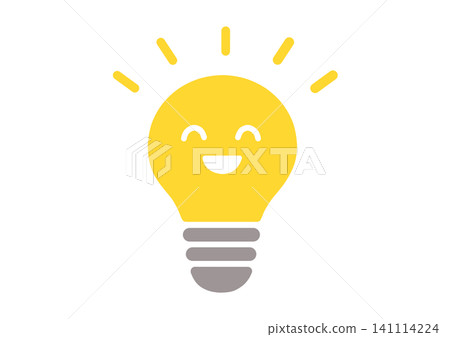 Simple, inspirational lightbulb illustration 7 Simple, inspirational lightbulb illustration 7 141114224