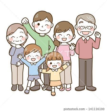 A lively two-generation family A lively two-generation family 141116100