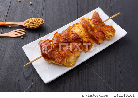 Five Spice Smoked Tofu Skin Roll Traditional Chinese Food Five Spice Smoked Tofu Skin Roll Traditional Chinese Food 141116161