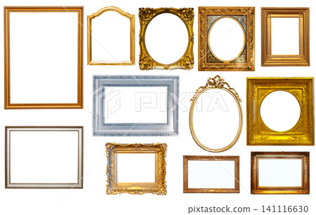 set of isolated frames set of isolated frames 141116630