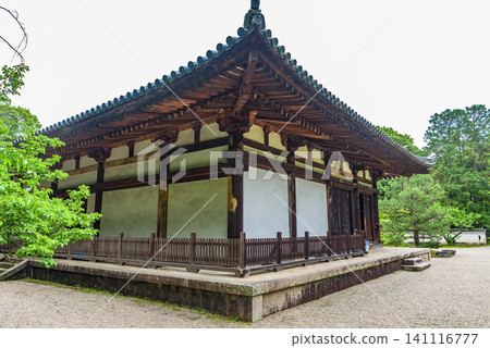 [National Treasure] Akishino-dera Temple Main Hall, Nara City, Nara Prefecture 141116777