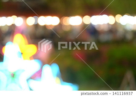 defocused light in the garden, celebration party event defocused light in the garden, celebration party event 141116937