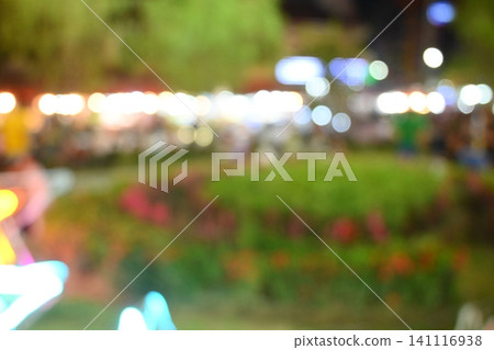defocused light in the garden, celebration party event defocused light in the garden, celebration party event 141116938