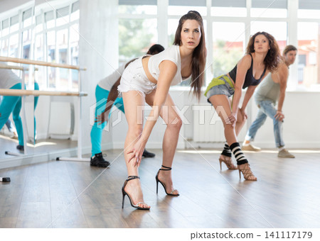 Group training in modern erotic dances in studio Group training in modern erotic dances in studio 141117179