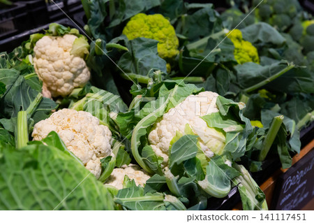 Cauliflower, broccoli and cabbage for sale Cauliflower, broccoli and cabbage for sale 141117451